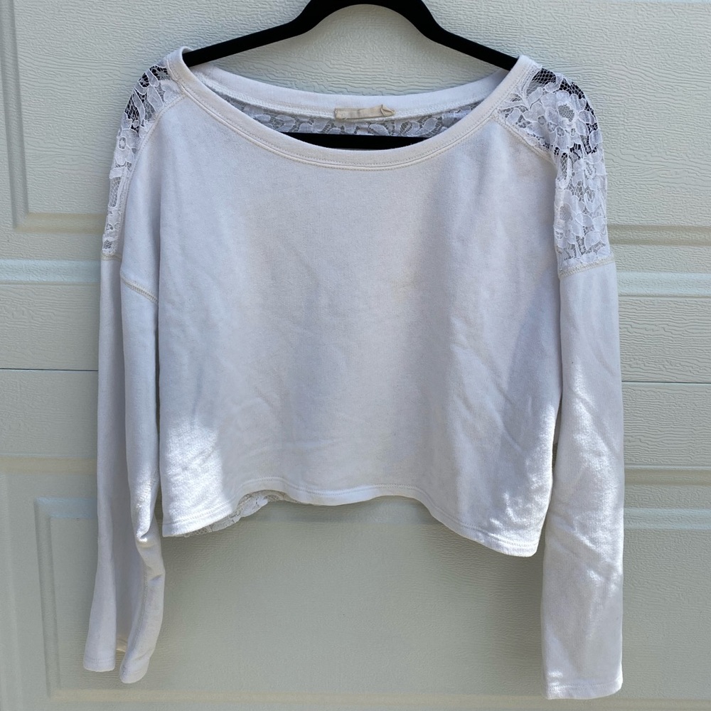 5 for $25-🦋Long sleeve cropped tee